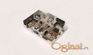 Četvorosoban 85m2 Novogradnja Povrat PDV-a